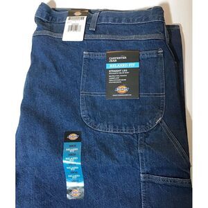 Dickies Men's Relaxed Fit Heavyweight Carpenter Jeans Straight Leg 50x30 NWT